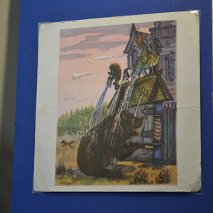 Выставка открыток 50-х гг. XX в. из фондов музея "Тальцы"